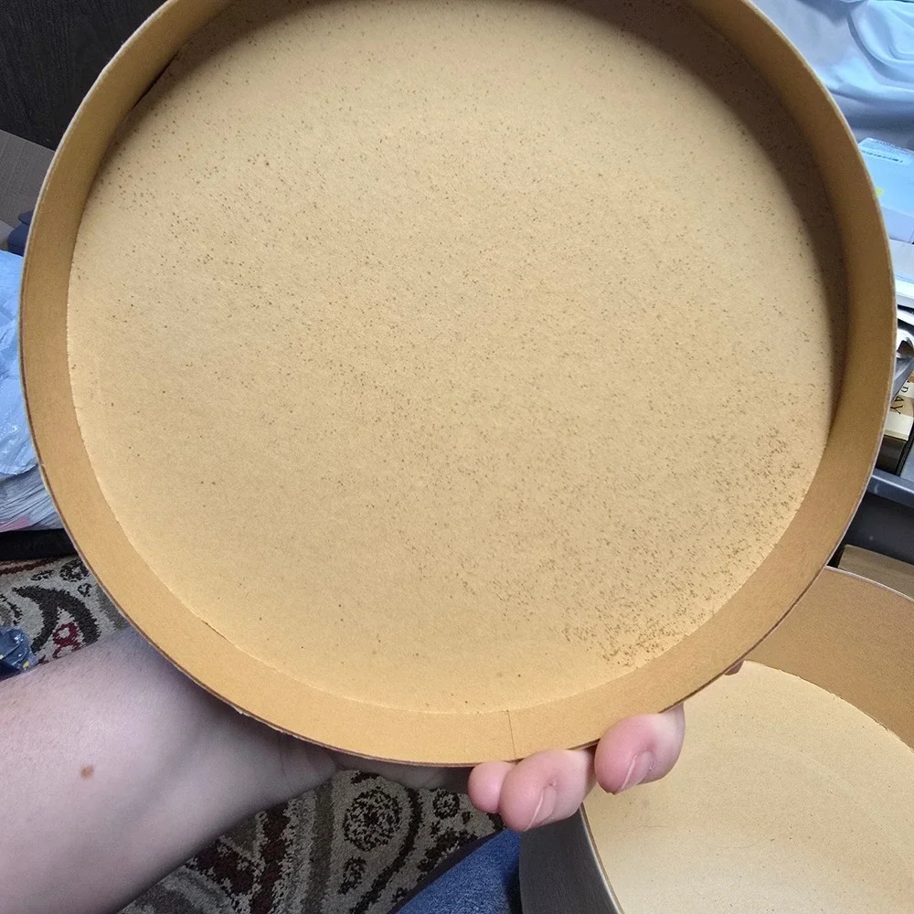 Vintage Toscany Japan Salade Belle Hortense Round Cardboard Storage Box 2606